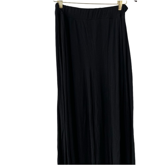 FREE PEOPLE FP Beach Alia Wide Leg Black High Waisted Pants - Picture 2 of 10